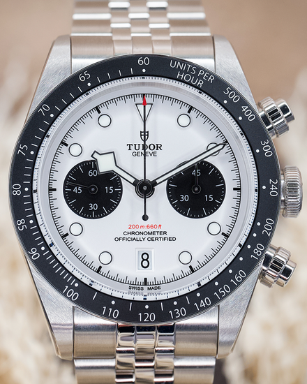 2025 Tudor Black Bay Chrono "Panda" 41MM White Dial Jubilee Bracelet (79360N)