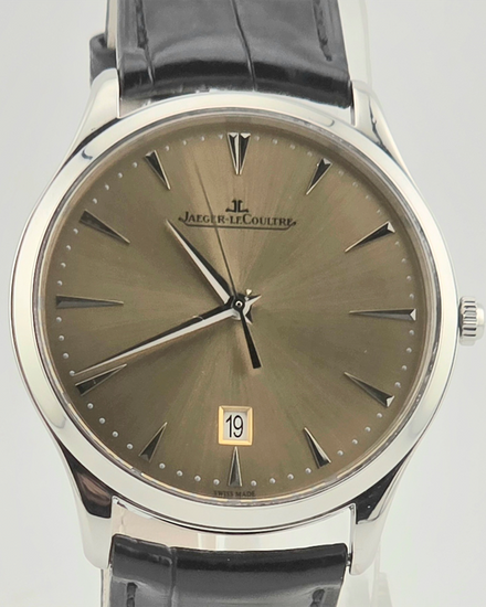 Jaeger-LeCoultre Master Ultra Thin 40MM Champagne Dial Leather Strap (Q1288430)
