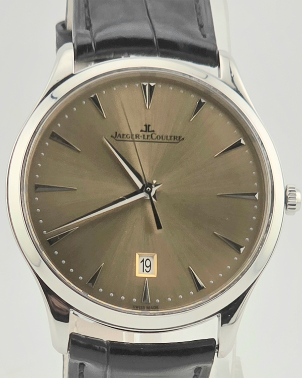 Jaeger-LeCoultre Master Ultra Thin 40MM Champagne Dial Leather Strap (Q1288430)