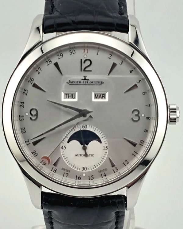 2020 Jaeger-LeCoultre Master Calendar 39MM Silver Dial Leather Strap (Q1558420)