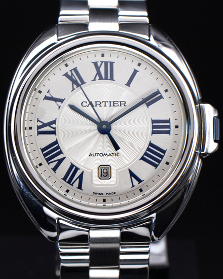 No Reserve - 2021 Cartier Cle De Cartier 31MM Silver Dial Steel Bracelet (WSCL0005)