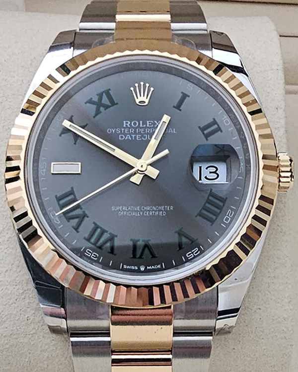 2026 Rolex Datejust "Wimbledon" 41MM Slate Dial Two-Tone Oyster Bracelet (126333)