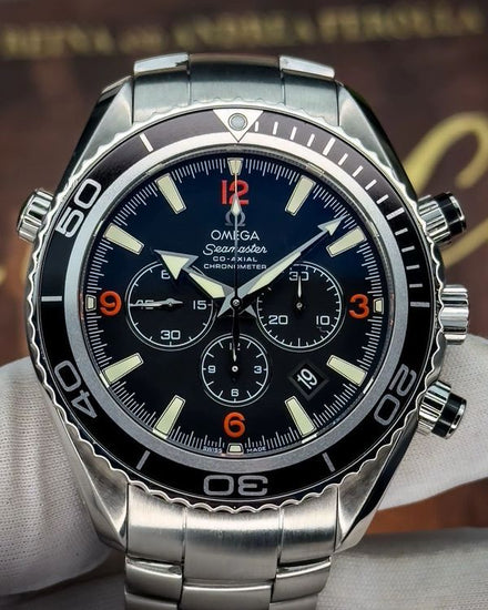 Omega Seamaster Planet Ocean 600M 45.5MM Black Dial Steel Bracelet (2210.51.00)