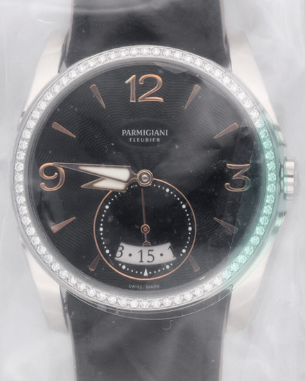 2026 Parmigiani Fleurier Tonda Metropolitaine 33MM Black Dial Leather Strap (PFC273-0061400-HE1421)