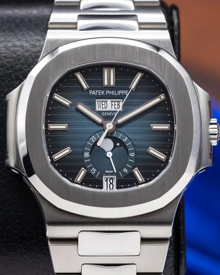 2021 Patek Philippe Nautilus 40.5MM Blue Dial Steel Bracelet (5726/1A-014)