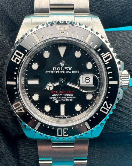 2018 Rolex Sea-Dweller "Red" "MK1" 43MM Black Dial Oyster Bracelet (126600)