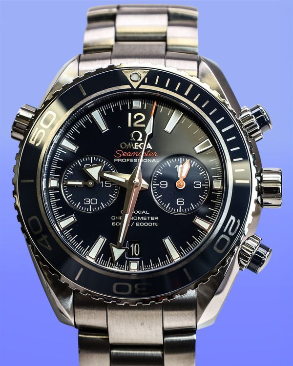 No Reserve - 2025 Omega Seamaster Planet Ocean 600M 45.5MM Blue Dial Titanium Bracelet (232.90.46.51.03.001)