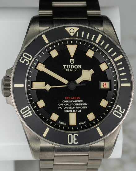 2021 Tudor Pelagos LHD 42MM Black Dial Titanium Bracelet (25610TNL)