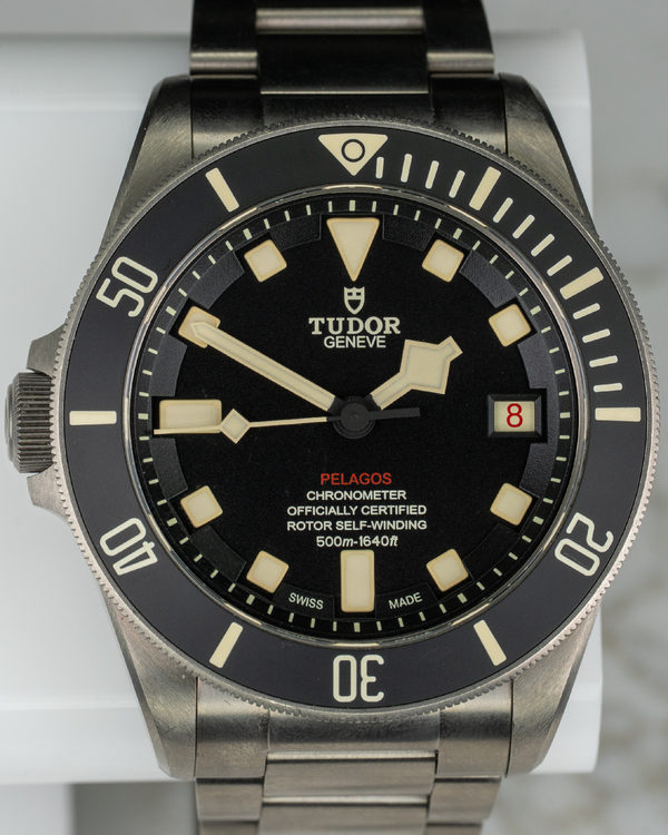2021 Tudor Pelagos LHD 42MM Black Dial Titanium Bracelet (25610TNL)