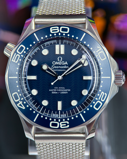 2026 Omega Seamaster Diver 300M "James Bond 60th Anniversary" 42MM Blue Dial Steel Bracelet (210.30.42.20.03.002)
