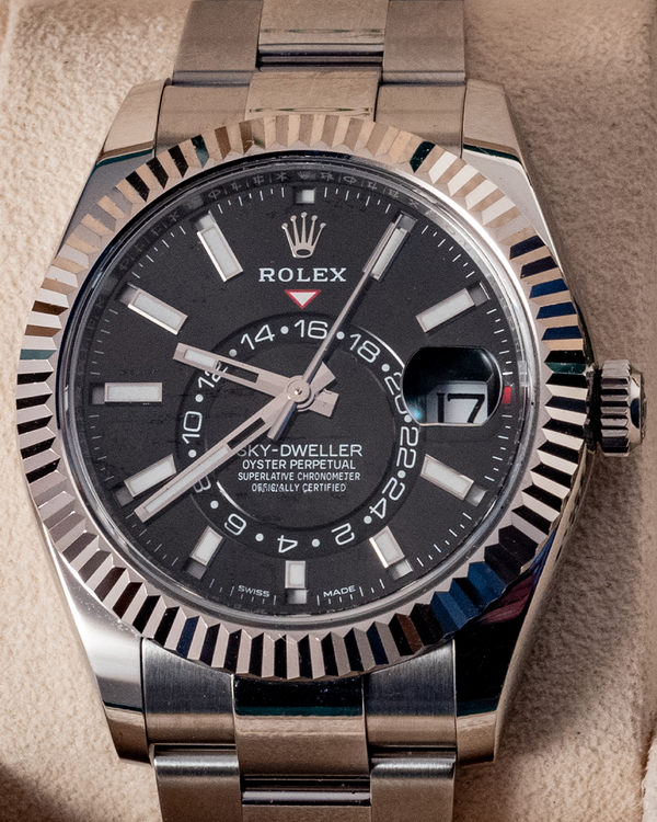 2023 Rolex Sky-Dweller 42MM Black Dial Oyster Bracelet (326934)