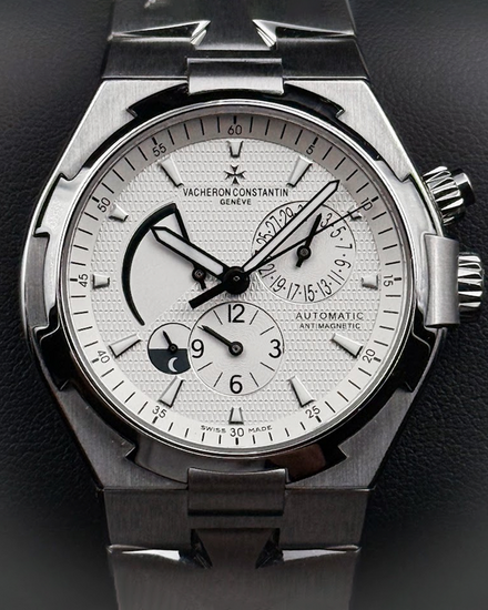 2015 Vacheron Constantin Overseas Dual Time 42MM Silver Dial Steel Bracelet (47450)