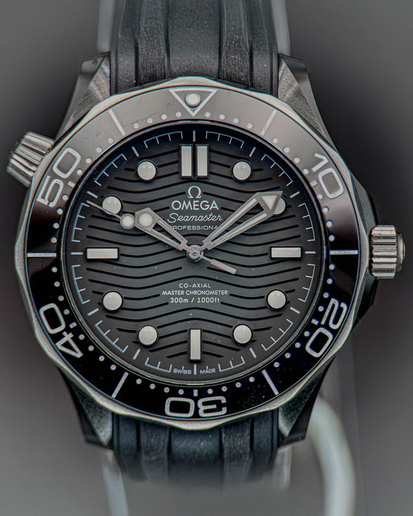 Omega Seamaster Diver 300M 42MM Black Dial Rubber Strap (210.92.42.20.01.002)