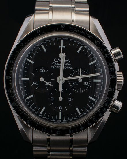Omega Speedmaster Professional Moonwatch 42MM Black Dial Steel Bracelet (3570.50.00)
