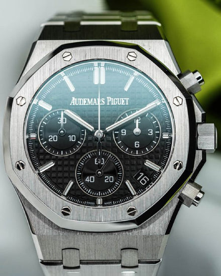 2022 Audemars Piguet Royal Oak Chronograph "50th Anniversary" 41MM Black Dial Steel Bracelet (26240ST.OO.1320ST.02)