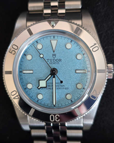2025 Tudor Black Bay '54 "Lagoon Blue" 37MM Blue Dial Steel Bracelet (79000)