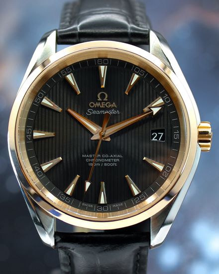 2023 Omega Seamaster Aqua Terra 150M 41.5MM Grey  Dial Leather Strap (231.23.42.21.06.003)
