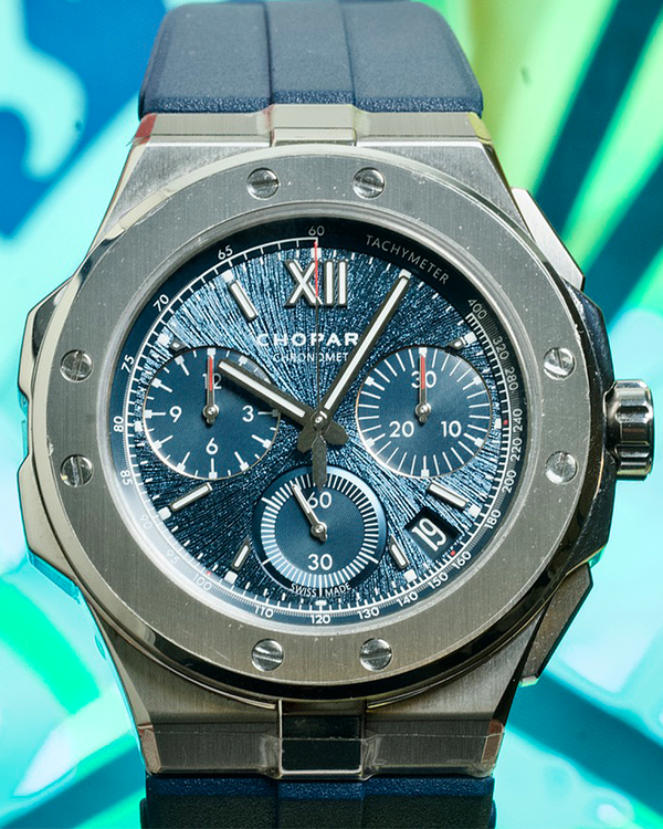 Chopard Alpine Eagle XL 44MM Blue Dial Rubber Strap (298609-3003)