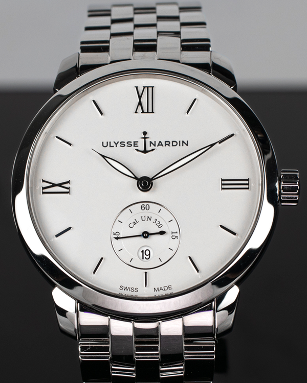 2020 Ulysse Nardin Classico 40MM Silver Dial Steel Bracelet (3203-136-30)