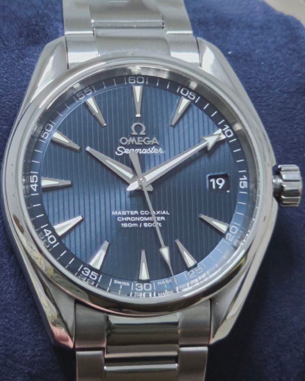 2025 Omega Seamaster Aqua Terra 41.5MM Blue Dial Steel Bracelet (231.10.42.21.03.003)