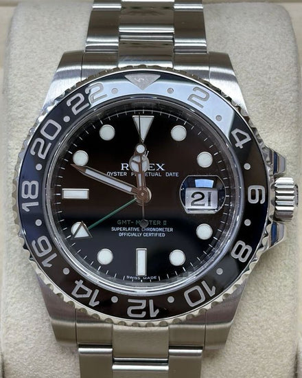 2008 Rolex GMT-Master II 40MM Black Dial Oyster Bracelet (116710LN)