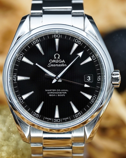 No Reserve - 2019 Omega Seamaster Aqua Terra 150M 41.5MM Black Dial Steel Bracelet (231.10.42.21.01.003)