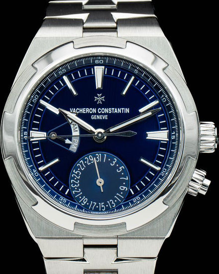 2019 Vacheron Constantin Overseas Dual Time GMT 41MM Blue Dial Steel Bracelet (7900V/110A-B334)
