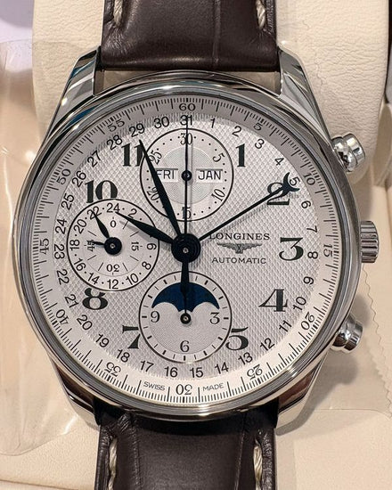 2026 Longines Master Collection 40MM Silver Dial Leather Strap (L2.673.4.78.3)