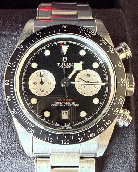 2023 Tudor Black Bay Chrono 41MM Black Dial Steel Bracelet (79360N)