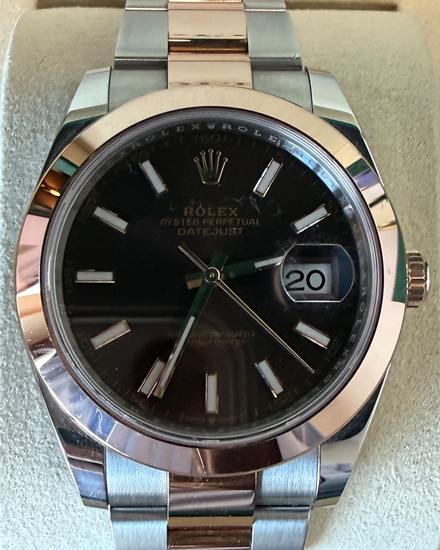 2026 Rolex Datejust 41MM Chocolate Dial Two-Tone Oyster Bracelet (126301)