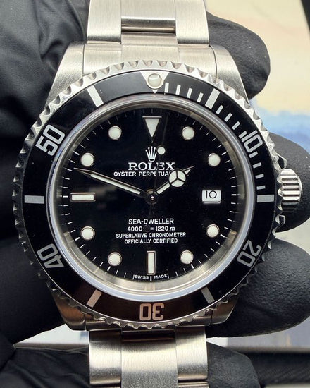 2008 Rolex Sea-Dweller 4000 40MM Black Dial Oyster Bracelet (16600)