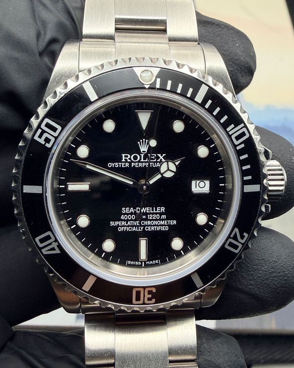 2008 Rolex Sea-Dweller 4000 40MM Black Dial Oyster Bracelet (16600)