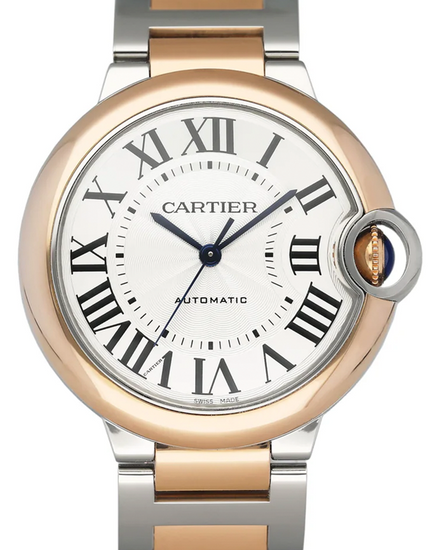 2021 Cartier Ballon Bleu 36MM Silver Dial Two-Tone Bracelet (W2BB0033)