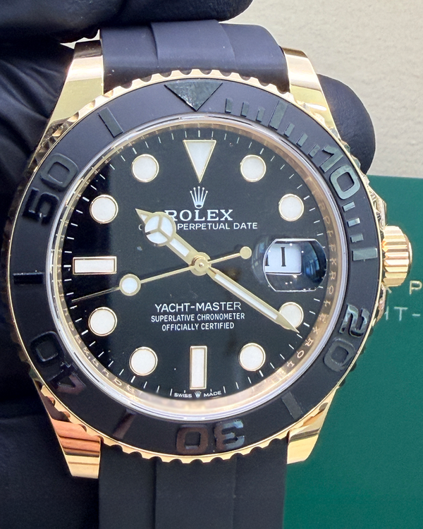 2026 Rolex Yacht-Master 42MM Black Dial Rubber Strap (226658)
