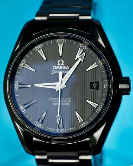 No Reserve - 2016 Omega Seamaster Aqua Terra 150M 41.5MM Black Dial Steel Bracelet (231.10.42.21.01.003)