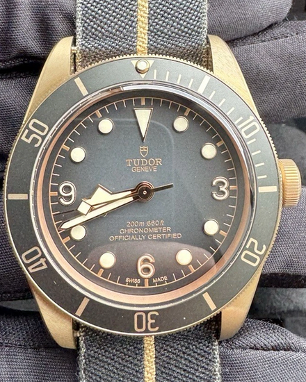 2026 Tudor Black Bay Bronze 43MM Grey Dial Textile Strap (79250BA)