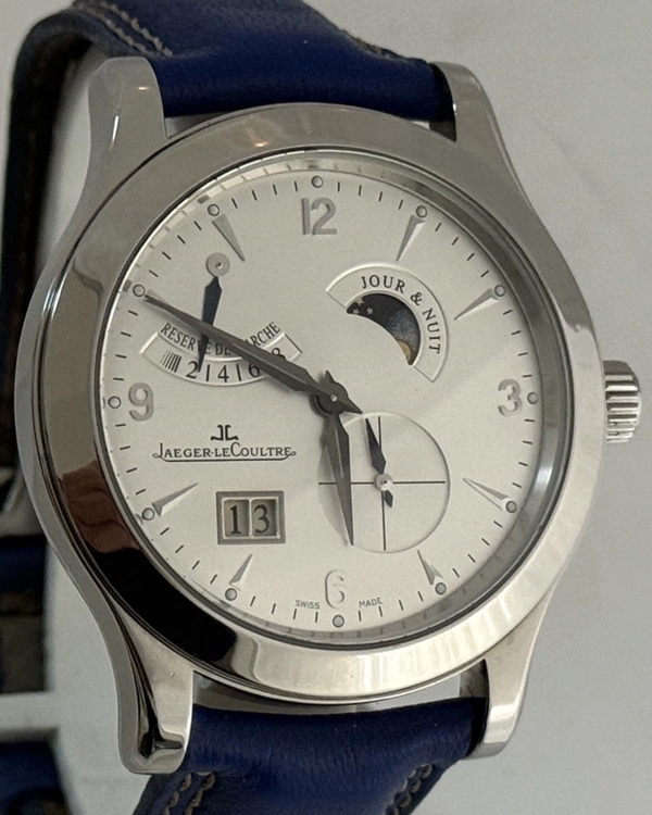 Jaeger-LeCoultre Master Eight Days 41MM Silver Dial Leather Strap (Q1608420)