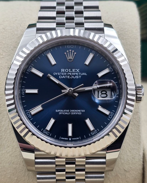 2026 Rolex Datejust 41MM Blue Dial Jubilee Bracelet (126334)