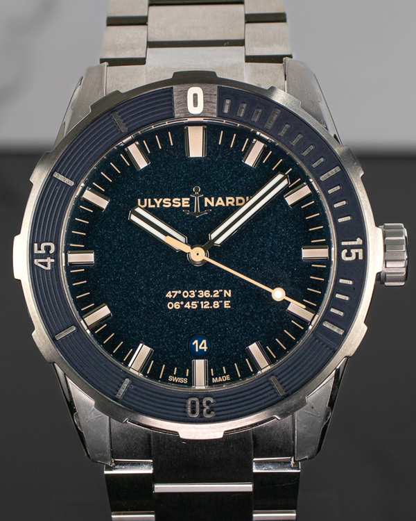 2026 Ulysse Nardin Diver 42MM Blue Dial Steel Bracelet (8163-175-7M/93)