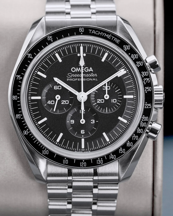 2022 Omega Speedmaster Professional Moonwatch 42MM Black Dial Steel Bracelet (310.30.42.50.01.002)