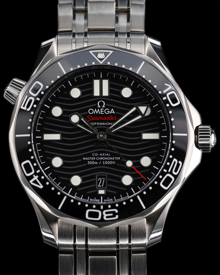 Omega Seamaster Diver 300M 42MM Black Dial Steel Bracelet (210.30.42.20.01.001)