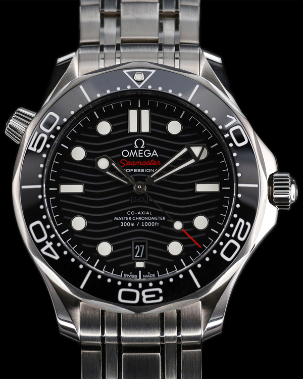 2024 Omega Seamaster Diver 300M 42MM Black Dial Steel Bracelet (210.30.42.20.01.001)