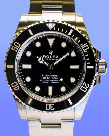 No Reserve - 2026 Rolex Submariner No-Date 41MM Black Dial Oyster Bracelet (124060)