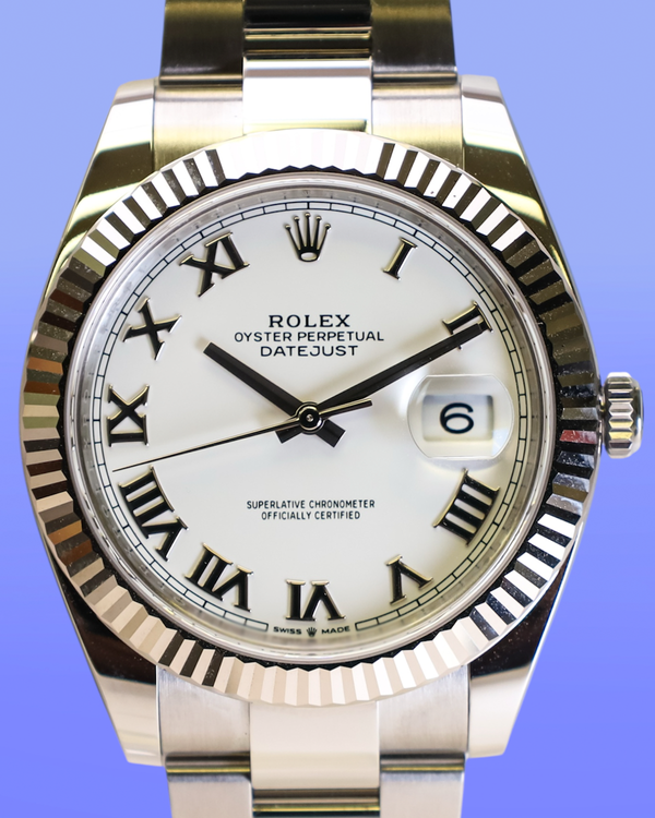 2026 Rolex Datejust 41MM White Dial Oyster Bracelet (126334)