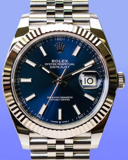 2026 Rolex Datejust 41MM Blue Dial Jubilee Bracelet (126334)