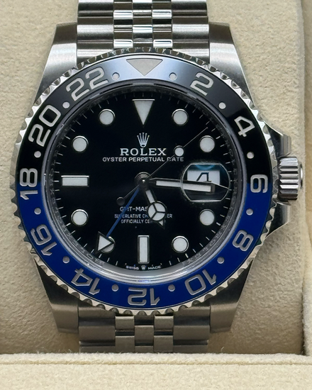 2019 Rolex GMT-Master II "Batgirl" 40MM Black Dial Jubilee Bracelet (126710BLNR)