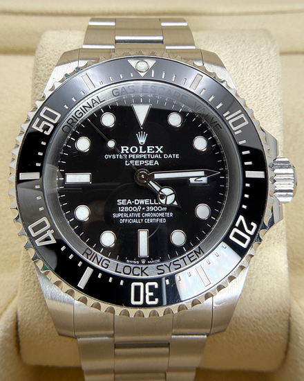No Reserve - 2021 Rolex Sea-Dweller Deepsea 44MM Black Dial Oyster Bracelet (126660)