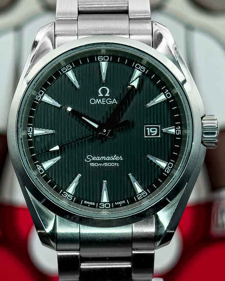 No Reserve - 2011 Omega Seamaster Aqua Terra 150M 38.5MM Quartz Grey Dial Steel Bracelet (231.10.39.61.06.001)