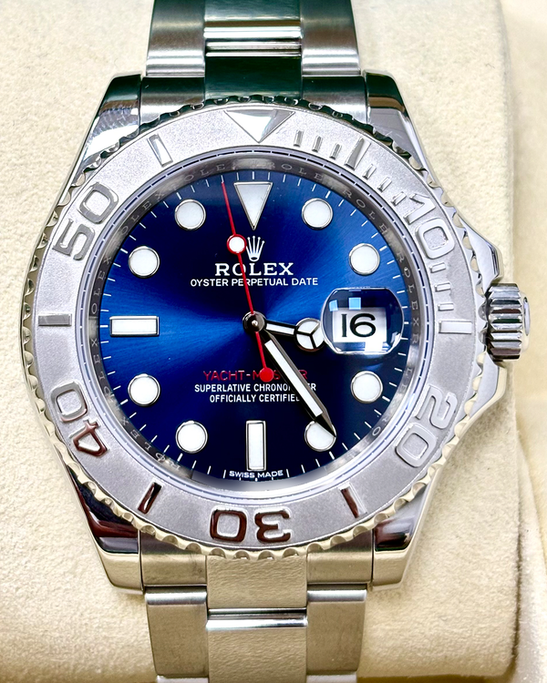 2017 Rolex Yacht-Master 40MM Blue Dial Oyster Bracelet (116622)