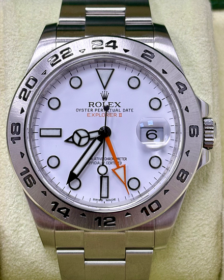 2012 Rolex Explorer "Polar" 42MM White Dial Oyster Bracelet (216570)